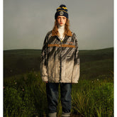 Unisex Jacket Washed Denim Jacket Men's and Women's Loose Lapels Jacket